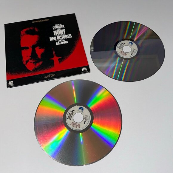 1990 THE HUNT FOR RED OCTOBER LASER DISC - Picture 1 of 4